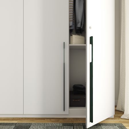 Long Handle D10, Satin Black