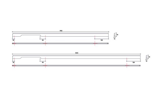 Long Handle D10, Brushed SS