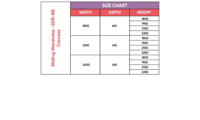 Overlay Sliding 2-Door, Design-BB, 2100 mm