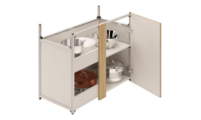 Blind Corner Unit, 1 Shelf