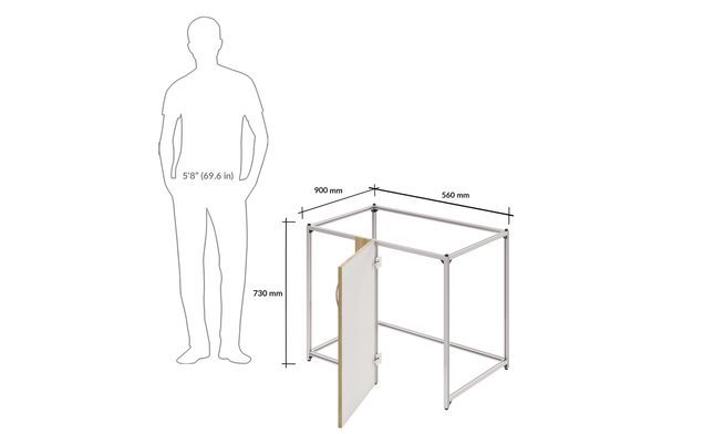 Blind Corner Cylinder Unit