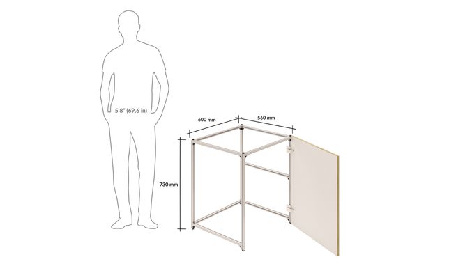 Sink Unit (w/o Panel)