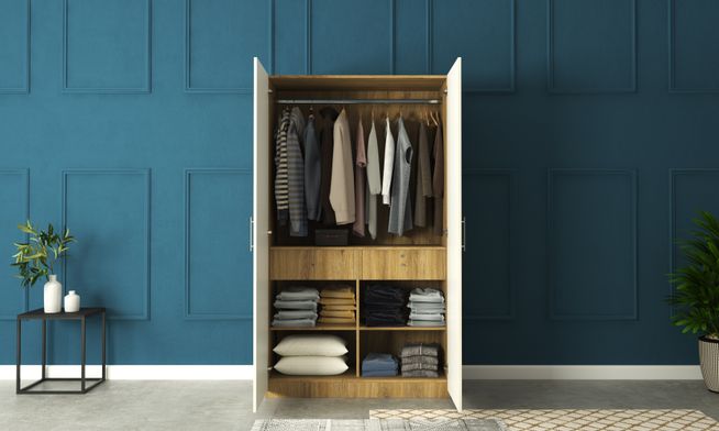 Swing 2-Door, 1 Drawer, 2100 mm