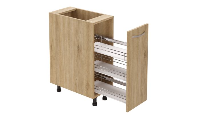 Spice Pullout, 3-tier SS Basket