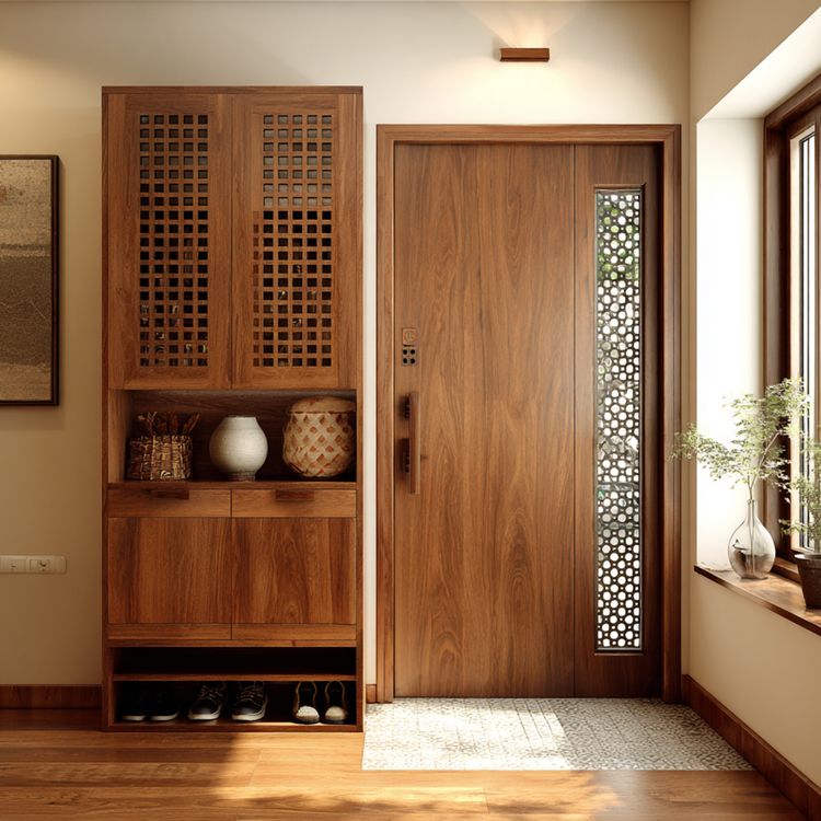 Single Swing Entrance Door Design for Modern Homes | Livspace