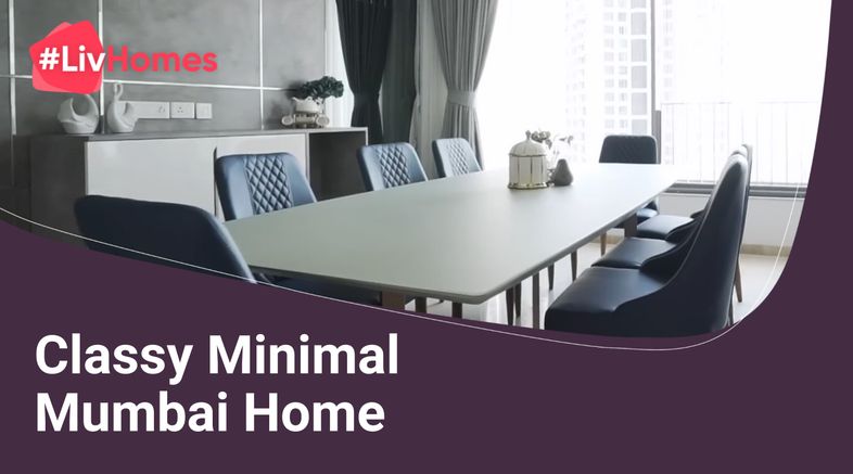 Bespoke Living Room Designs and Room Colour Ideas Await You in This Classy 3BHK Flat in Mumbai | Video