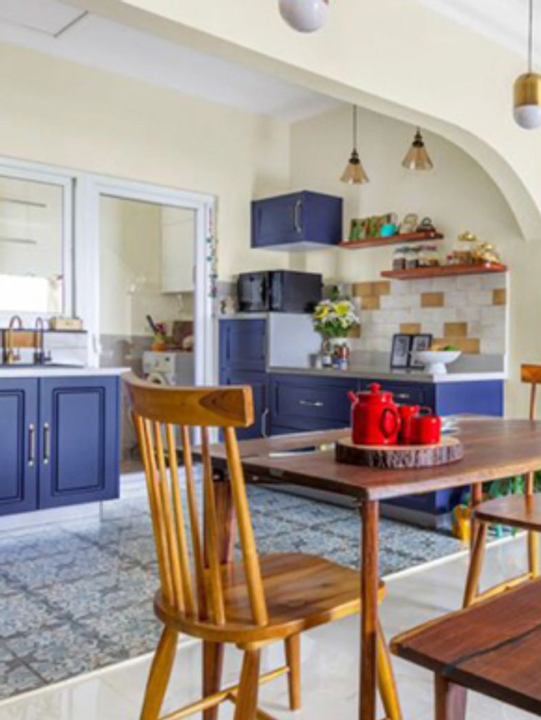 3BHK eccentric home - Livspace