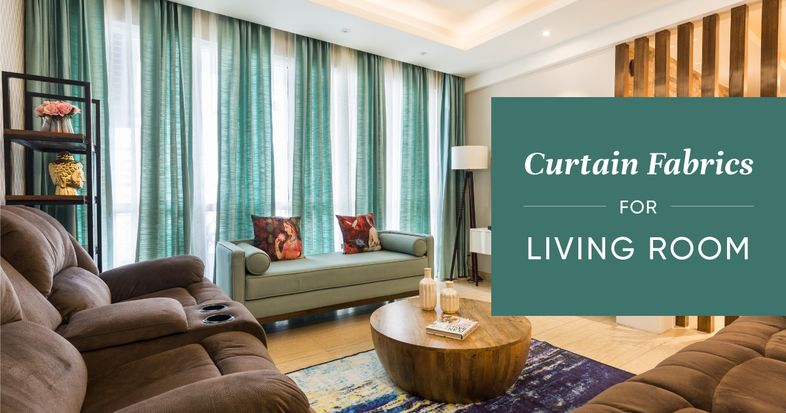 Blog cover Curtain Fabrics for Living Room