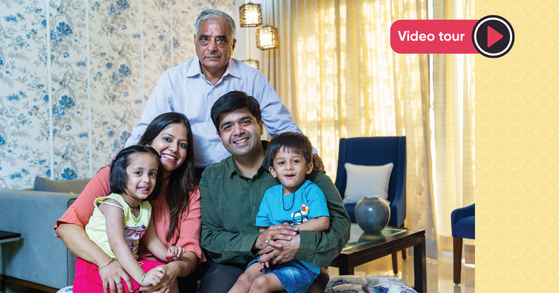 This Stunning 3BHK Dwarka Home is Practical, Functional, and On-budget