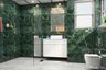 Dark Green Bathroom Design - Livspace