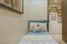 6x8 Ft Boys Room Design With Single Bed And Blue Headboard - Livspace