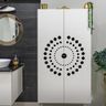 Wall-Mounted White Pooja Unit Design - Livspace