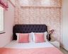 Pastel Pink Wallpaper Design For Bedrooms - Livspace