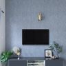 Grey Living Room Wallpaper - Livspace