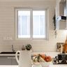 White Sliding Window For Kitchens - Livspace