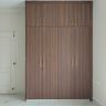 4-Door Swing Wardrobe Design in Sandy Foss Recon Finish