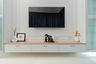 TV Unit Design with Drawers, Shelves and Cable Management