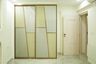 Sliding Wardrobe Design in White and Lime Lacquered Glass