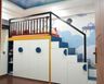 Kids Bedroom Design with Bunk Bed with Storage