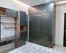 Sliding Wardrobe Design with Glossy Laminate Finish