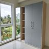 3-Door Swing Wardrobe Design in Suede Laminate Finish