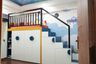 Space-Themed Kids Bedroom Design with Stairs, Storage, and Wallpaper