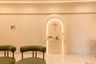 Pooja Room Design With Backlit Arched Alcove