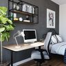 Rustic Home Office - Livspace