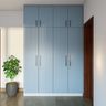 Modern Blue Wardrobe - Livspace