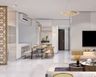 Dining Room Design With Hairpin Legs and Bench Seating