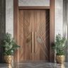 Oversized Main Swing single Door Design in Matte Finish