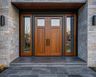 Entrance Door Design With Sleek Matte Double Doors