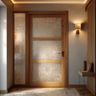 Matte Swing Single Door Design for Home Entrances