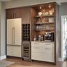 Home Bar Design With Vertical Storage Solutions