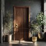 Swing Single Door Design With Matte Finish Look