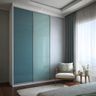 3-Door Sliding Wardrobe Design with Floor-to-Ceiling Storage