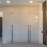 Full-Height 4-Door Wardrobe Design in Irish Cream