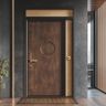 Swing Entrance Door Design in Matte Finish