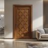 Matte-Finish Swing Single Door Design