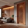 Living Door Design with Matte Finish Swing Single Door