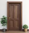 Matte Swing Single Door Design