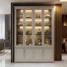 Crockery Unit Design with Glass Doors
