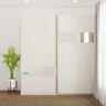 Modern White Wardrobe – Livspace