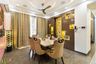 Geometric Gypsum Ceiling Design - Livspace