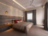 Spacious Master Bedroom With False  ceiling - Livspace