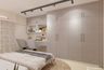 Contemporary Bedroom with Study - Livspace