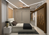 Brown Rustic Master Bedroom Livspace