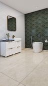 Simple Spacious Bathroom Design - Livspace