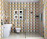 Classic Compact Low Maintenance Geometric Wall Tiles Bathroom - Livspace