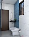 Compact Contemporary Bathroom - Livspace